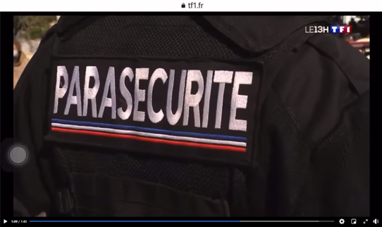 PARASECURITE surveillance gardiennage sécurité à Alès - Merci TF1